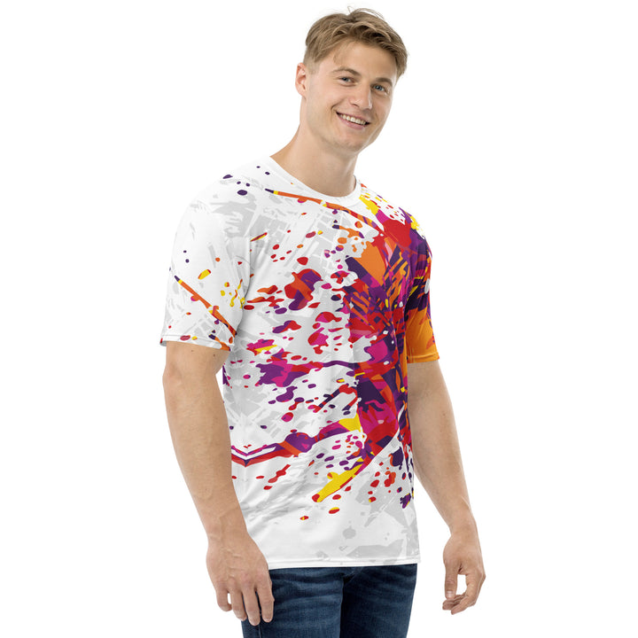 Premium Men's Jersey - White-Red Explosion