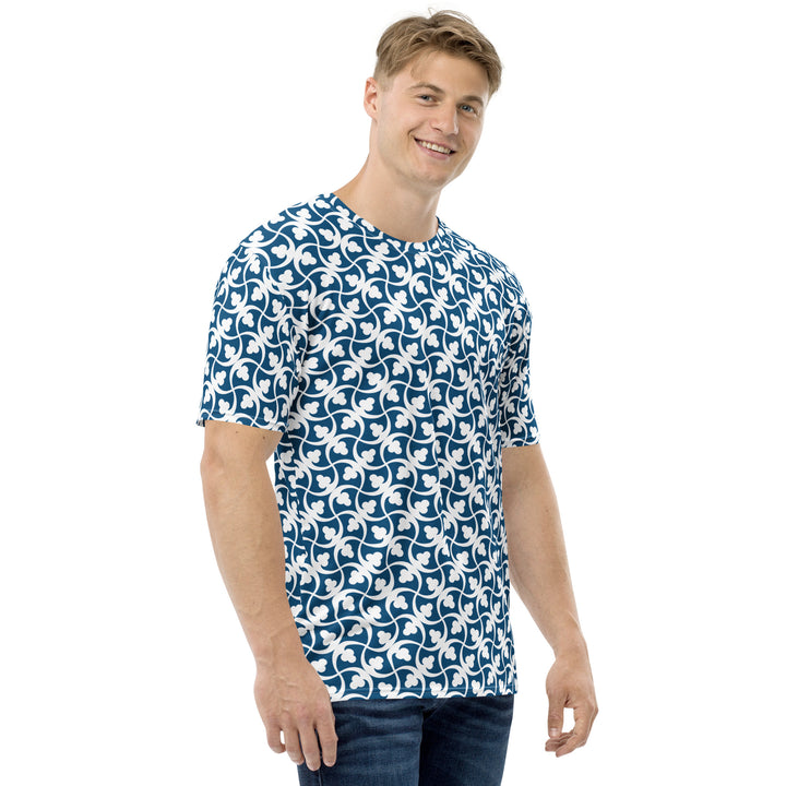 Premium Men's Jersey - Blue-White Slant