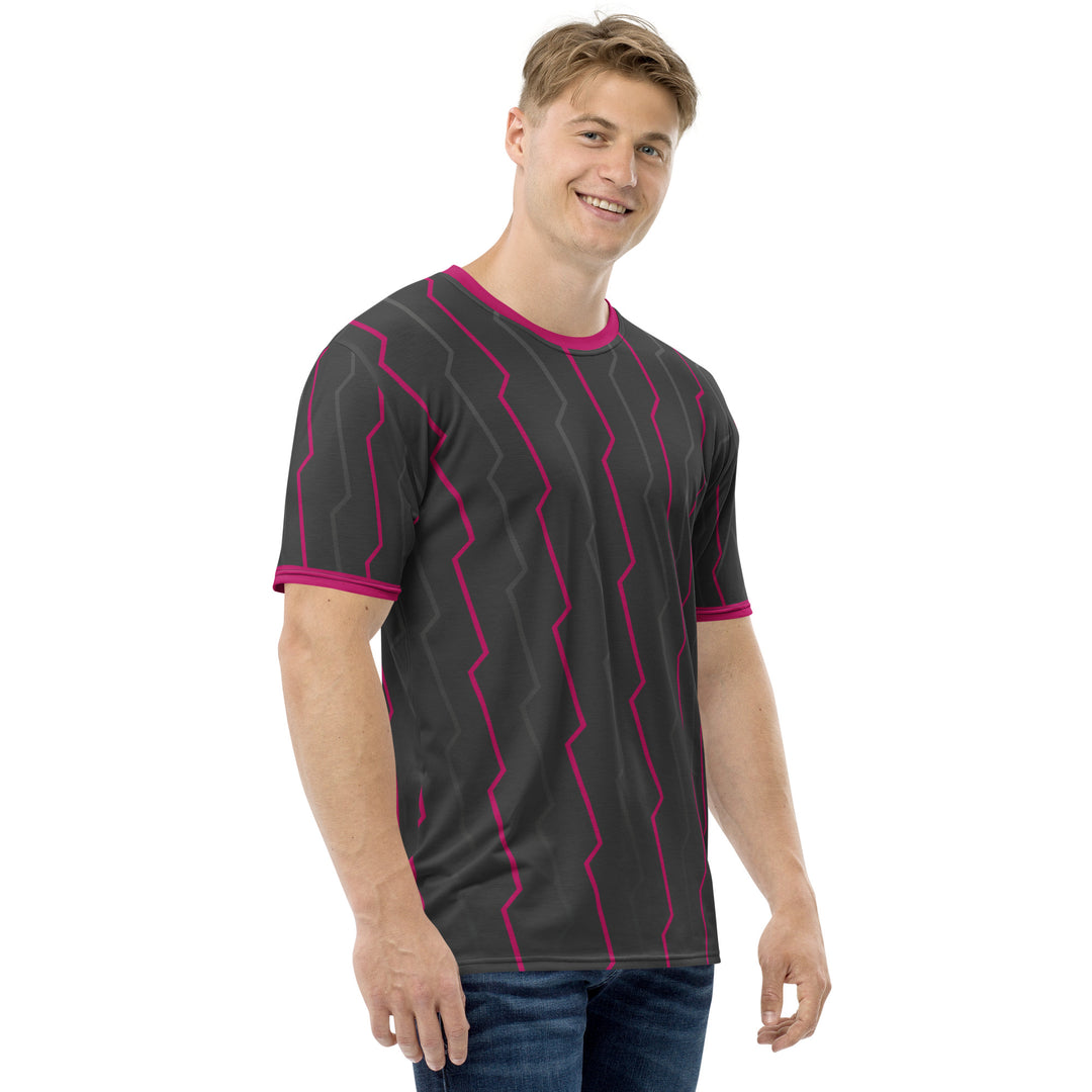 Premium Men's Jersey - Grey-Pink Shake