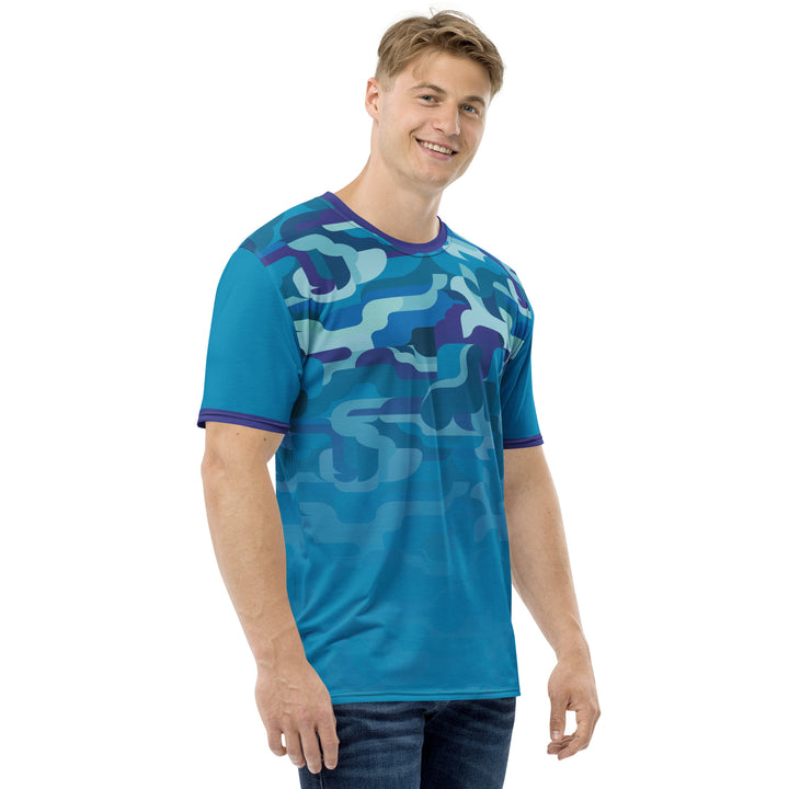 Premium Men's Jersey - Blue-Purple Aqua