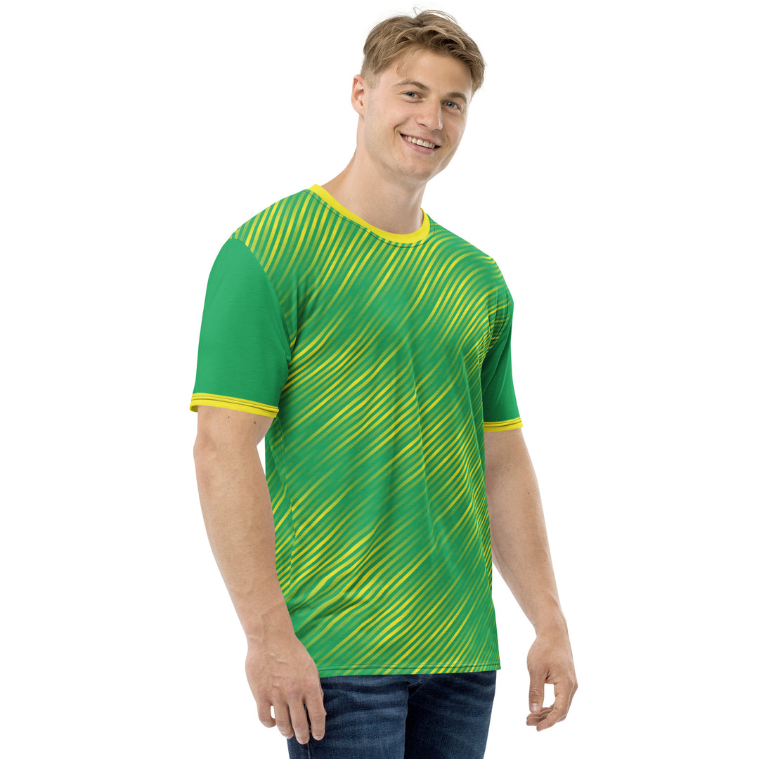 Premium Men's Jersey - Green-Yellow Ray