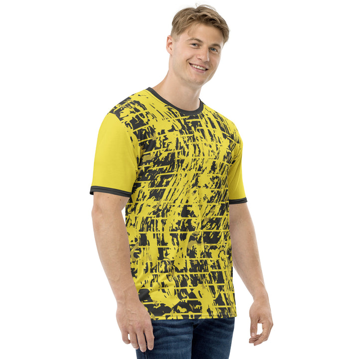 Premium Men's Jersey - Yellow-Black Trace