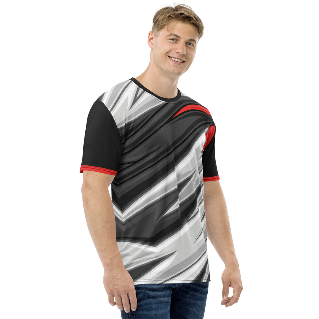 Premium Men's Jersey - Black-Grey Fast