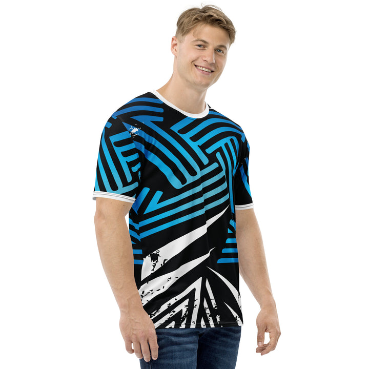 Premium Men's Jersey - Black-Blue Enter