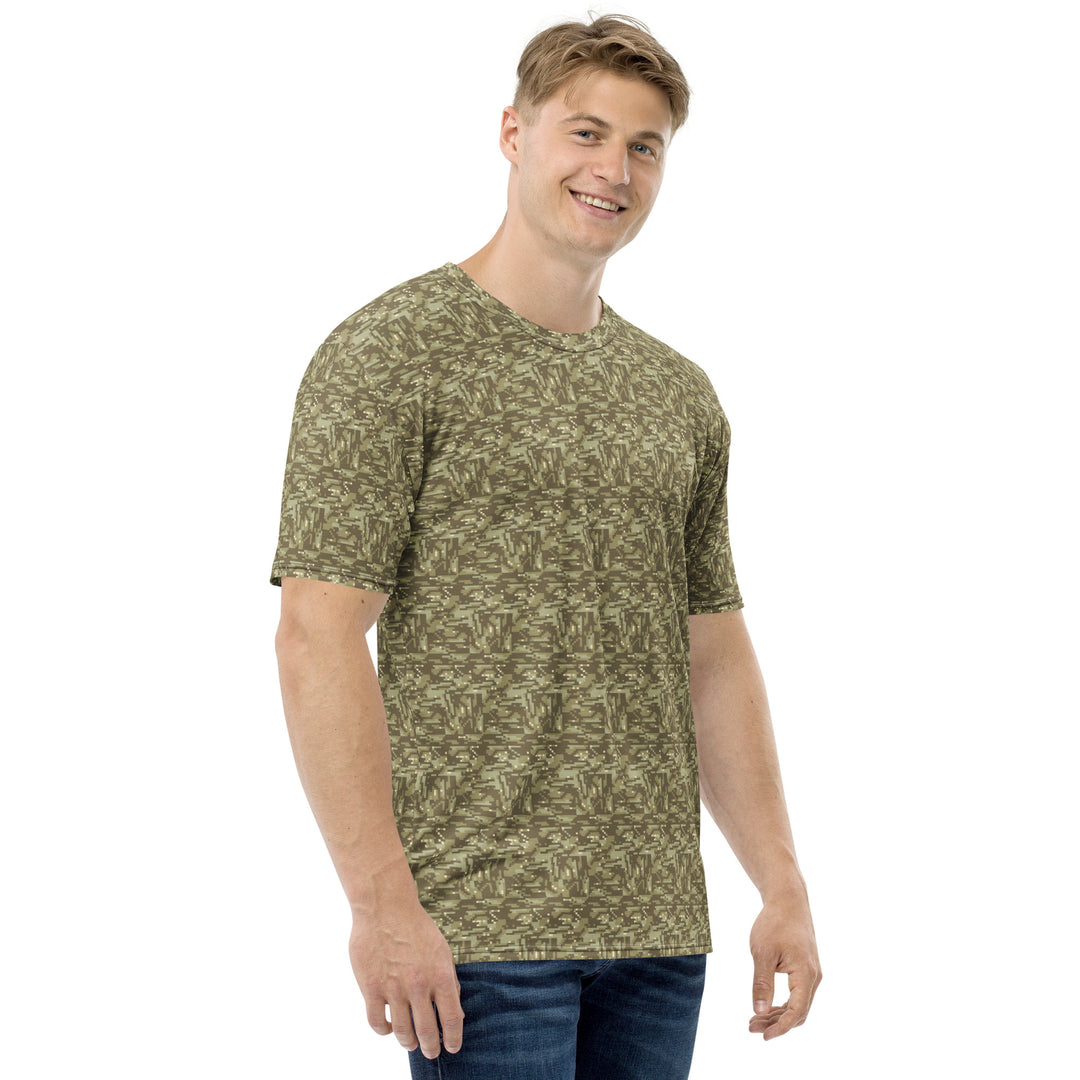 Premium Men's Jersey - Beige Camouflage