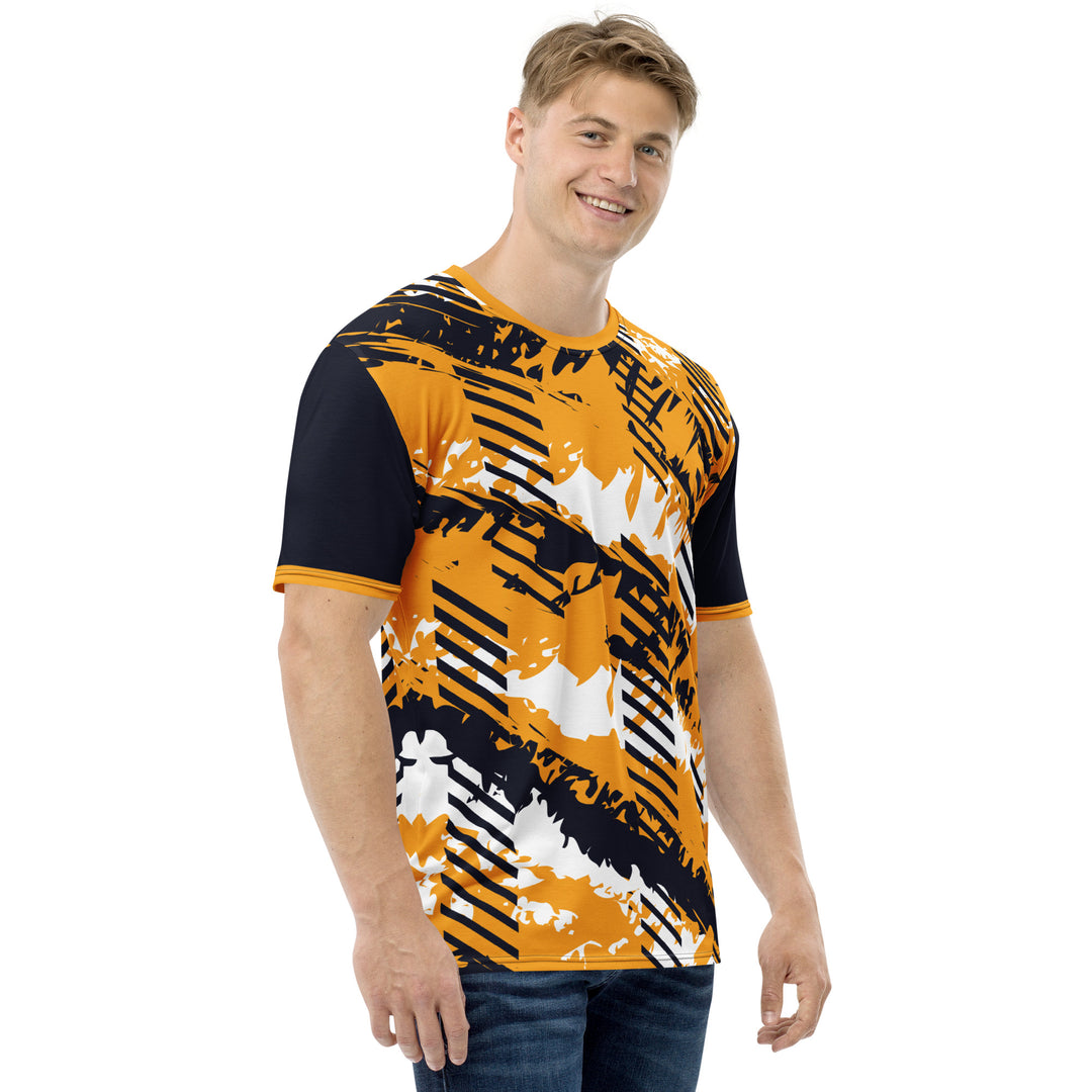 Premium Men's Jersey - Orange-Black Track