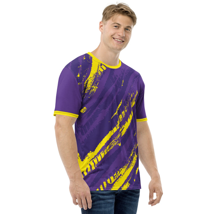 Premium Men's Jersey - Purple-Yellow Trace