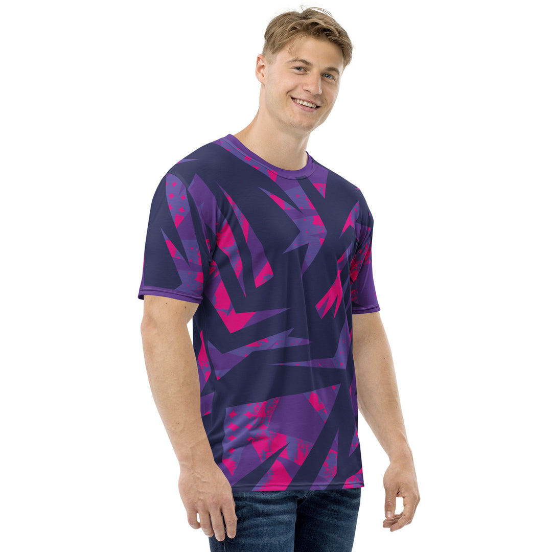 Premium Men's Jersey - Purple-Pink Flash