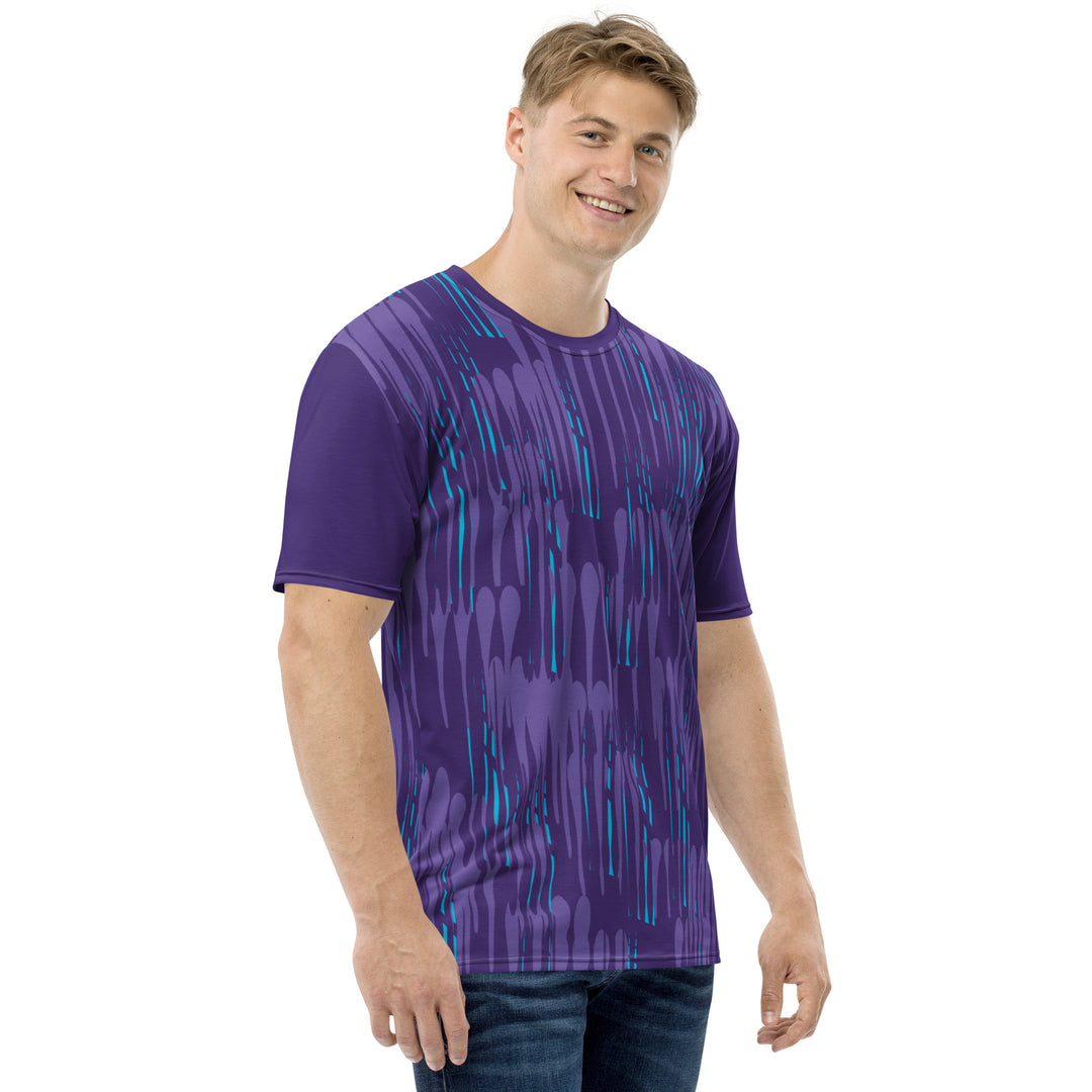 Premium Men's Jersey - Purple-Blue Bat