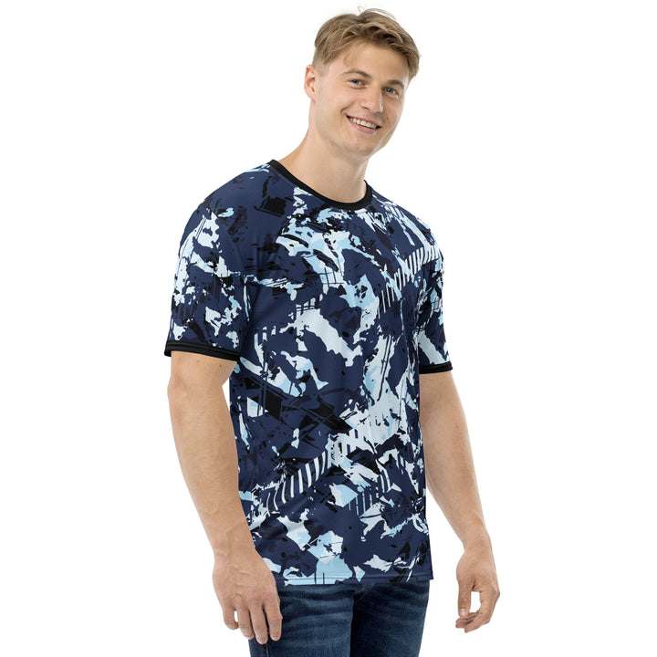 Premium Men's Jersey - Blue Trace