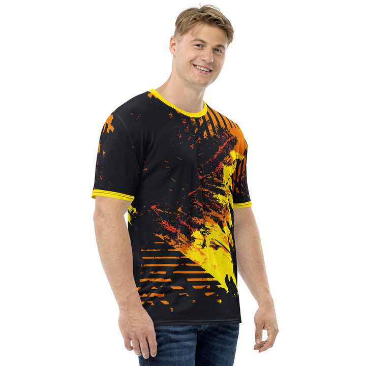 Premium Men's Jersey - Black-Yellow Walk