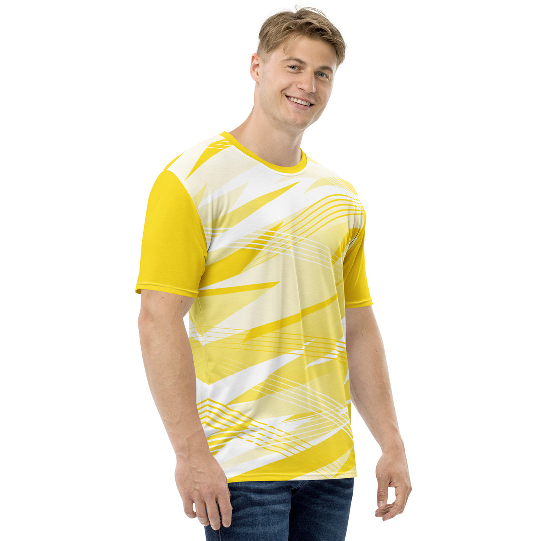 Premium Men's Jersey - Yellow-White Track