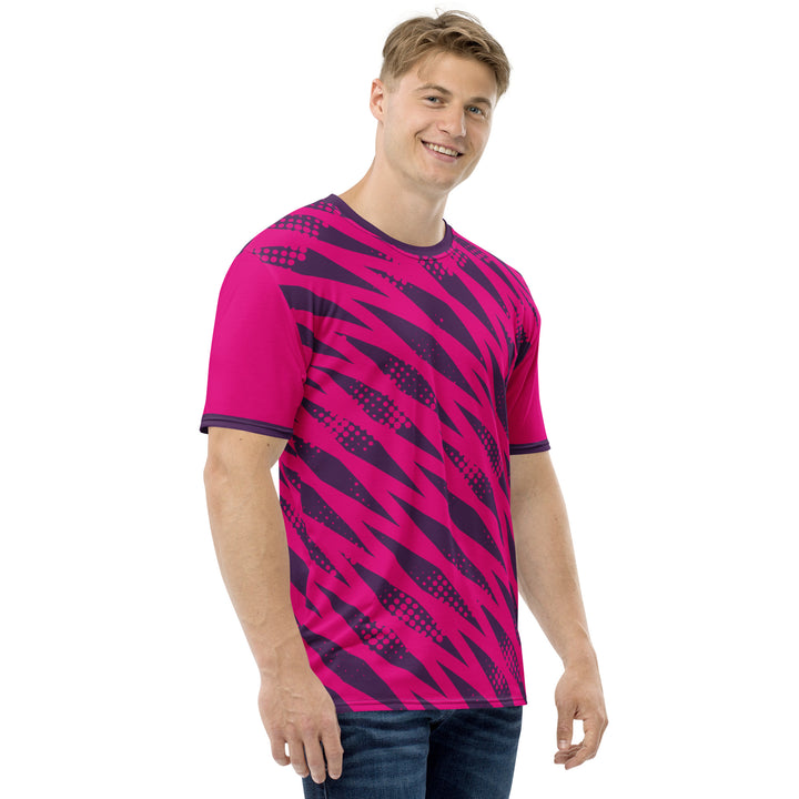 Premium Men's Jersey - Pink-Purple Diamond