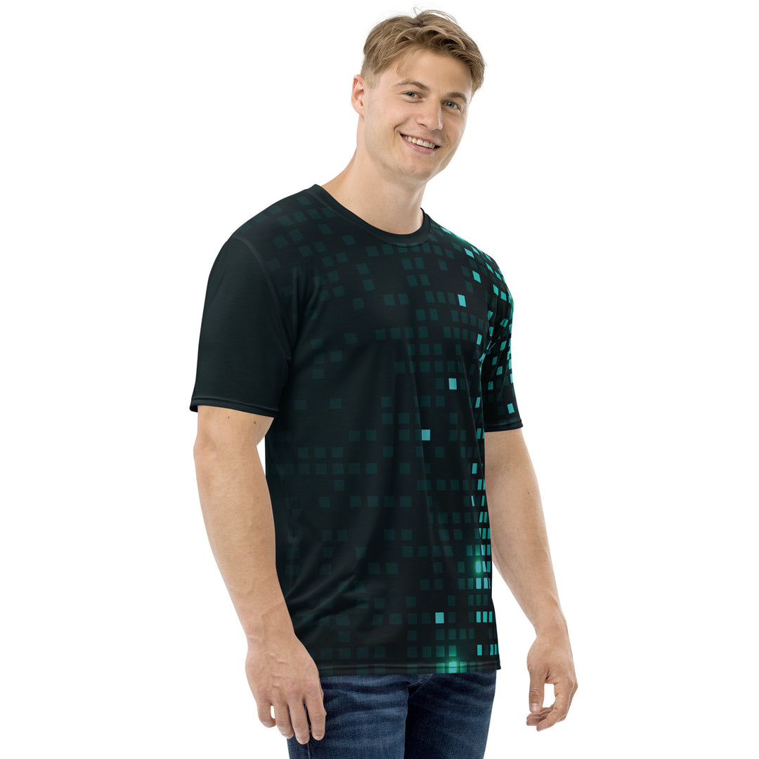 Premium Men's Jersey - Green-Turquoise Shine