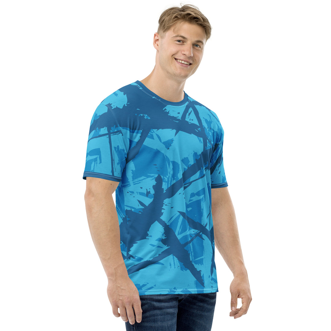 Premium Men's Jersey - Blue Chaos