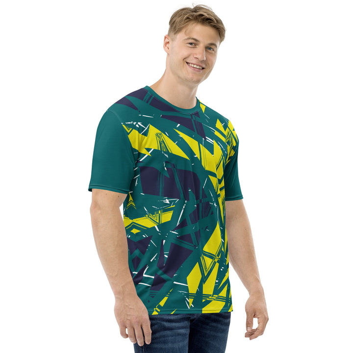 Premium Men's Jersey - Green-Yellow Tough