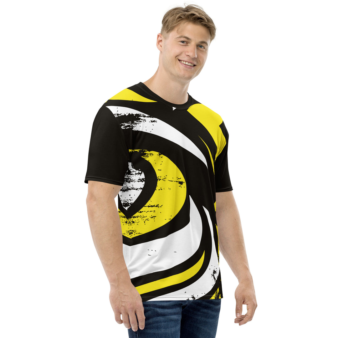 Premium Men's Jersey - Black-Yellow Street