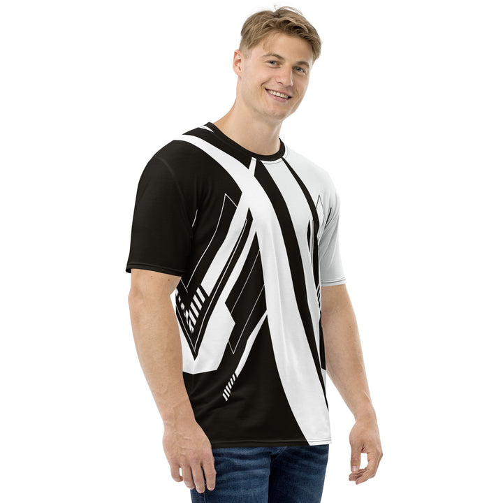 Premium Men's Jersey - Black-White Ribbon