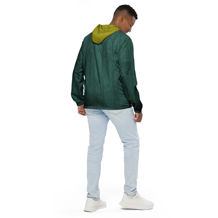 Men’s Windbreaker - Green Bar