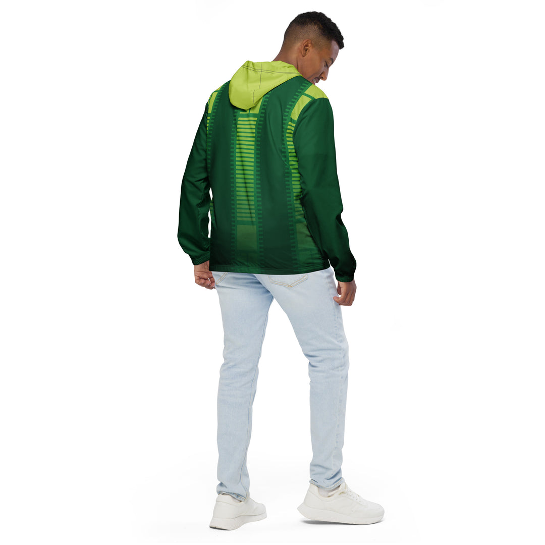 Men’s Windbreaker - Green Ladder