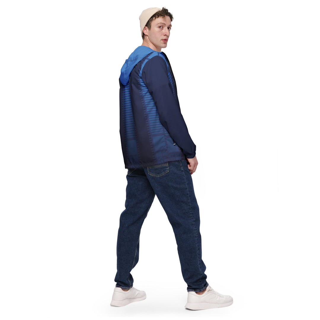 Men’s Windbreaker - Blue Ladder