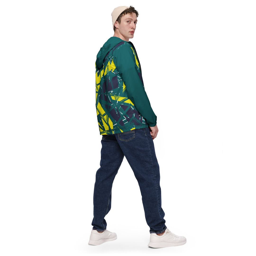 Men’s Windbreaker - Green-Yellow Tough