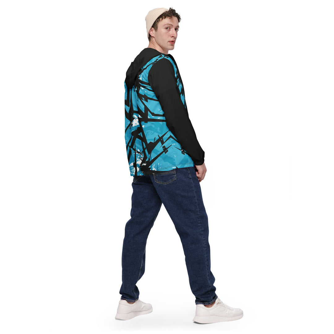 Men’s Windbreaker - Blue-Black Break