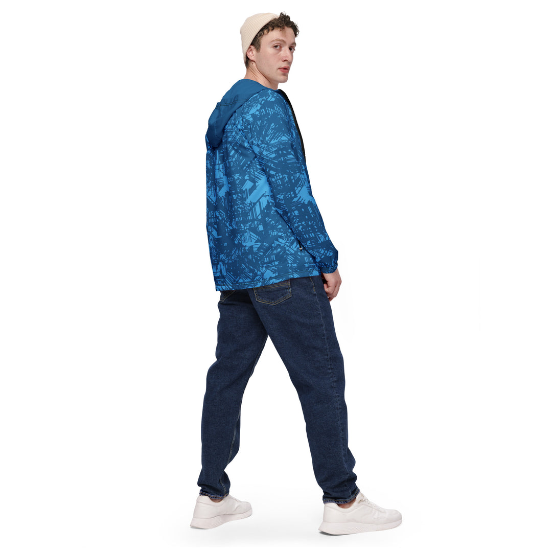 Men’s Windbreaker - Blue Board