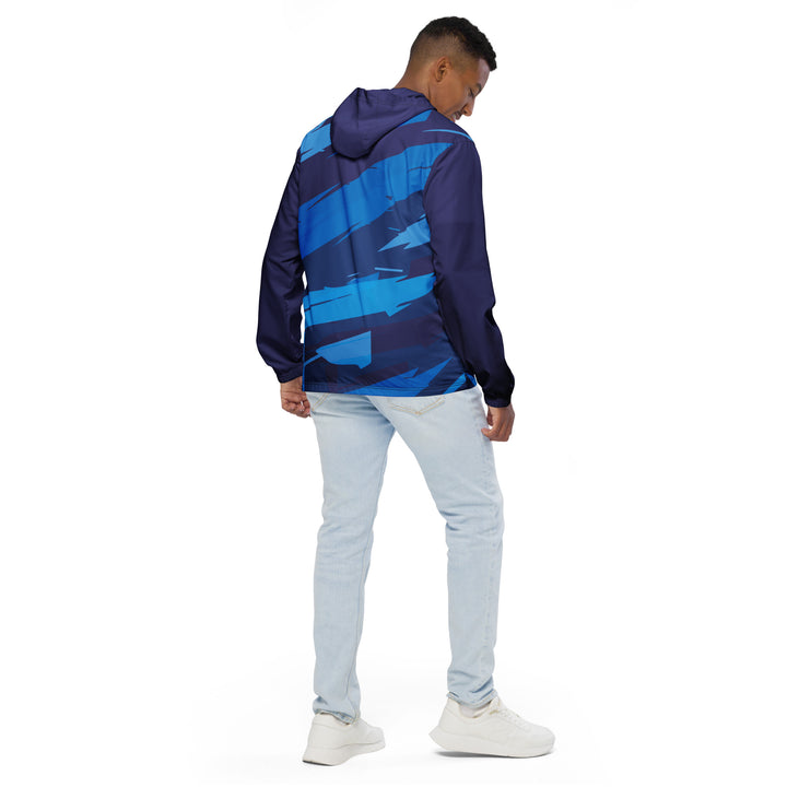 Men’s Windbreaker - Blue-Purple Sharp