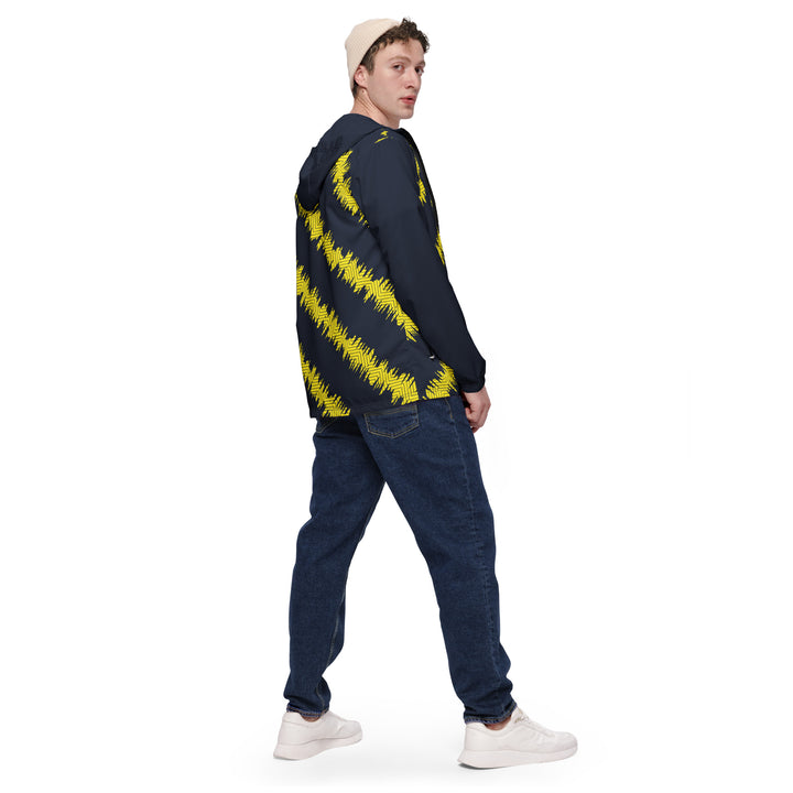 Men’s Windbreaker - Black-Yellow City