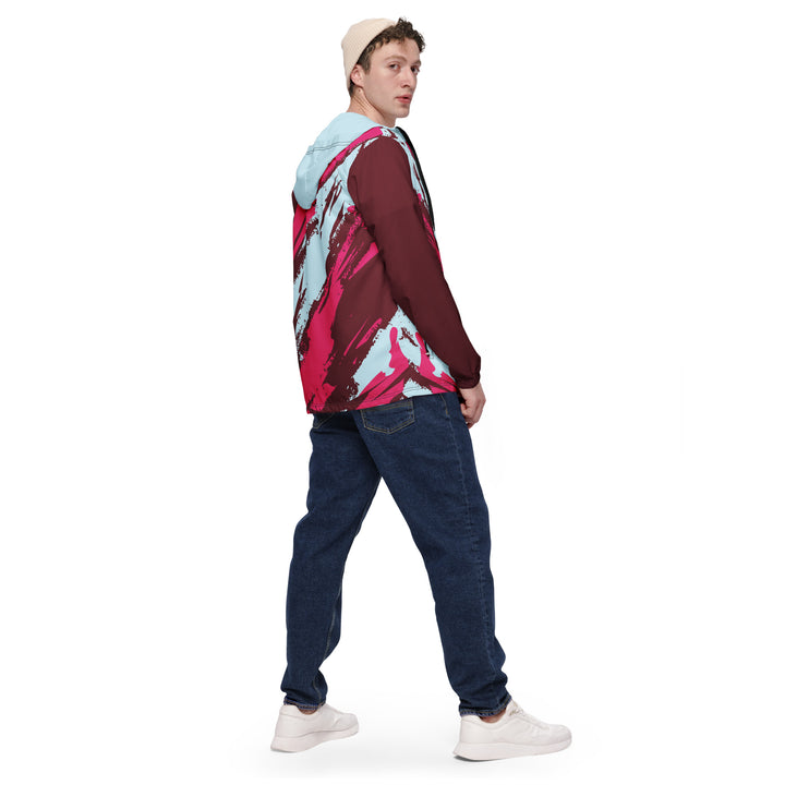 Men’s Windbreaker - Red-Pink Breaker