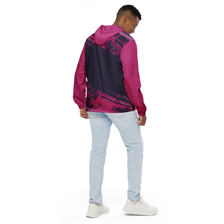 Men’s Windbreaker - Purple-Pink Escape