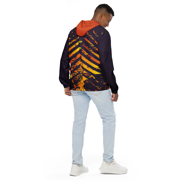 Men’s Windbreaker - Purple-Orange Order