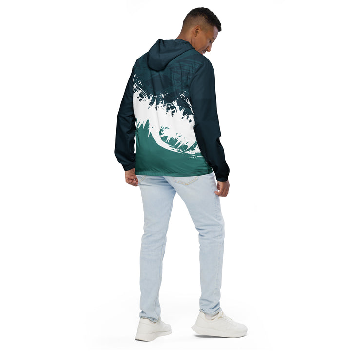 Men’s Windbreaker - Blue-Green Score