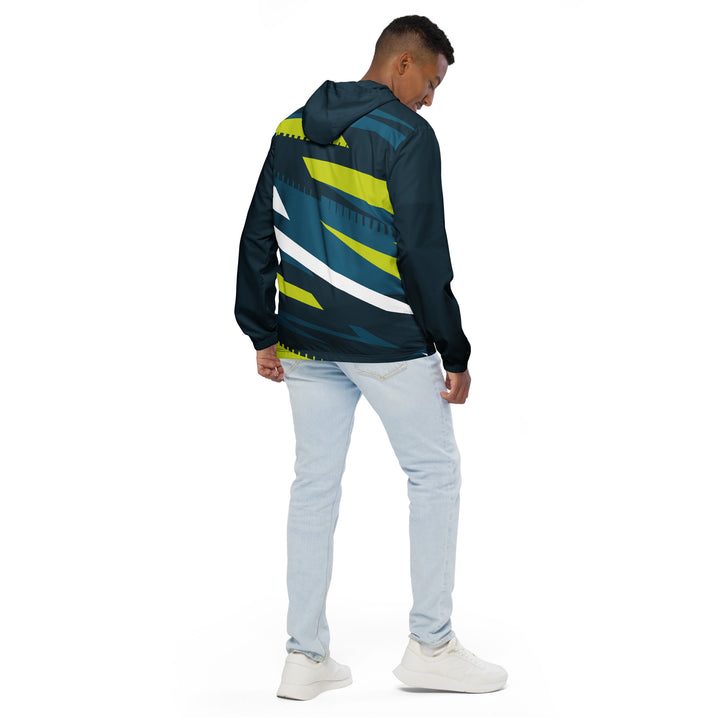 Men’s Windbreaker - Blue-Green Slow