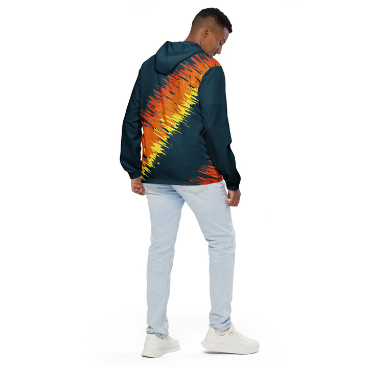 Men’s Windbreaker - Blue-Orange Master