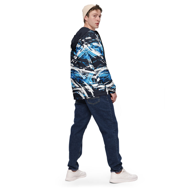 Men’s Windbreaker - Blue-White Extra