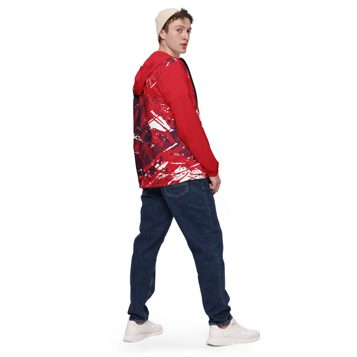 Men’s Windbreaker - Red-White Extreme