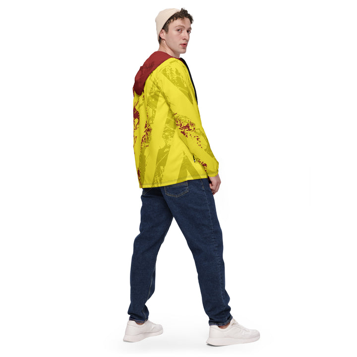 Men’s Windbreaker - Yellow-Red Cover