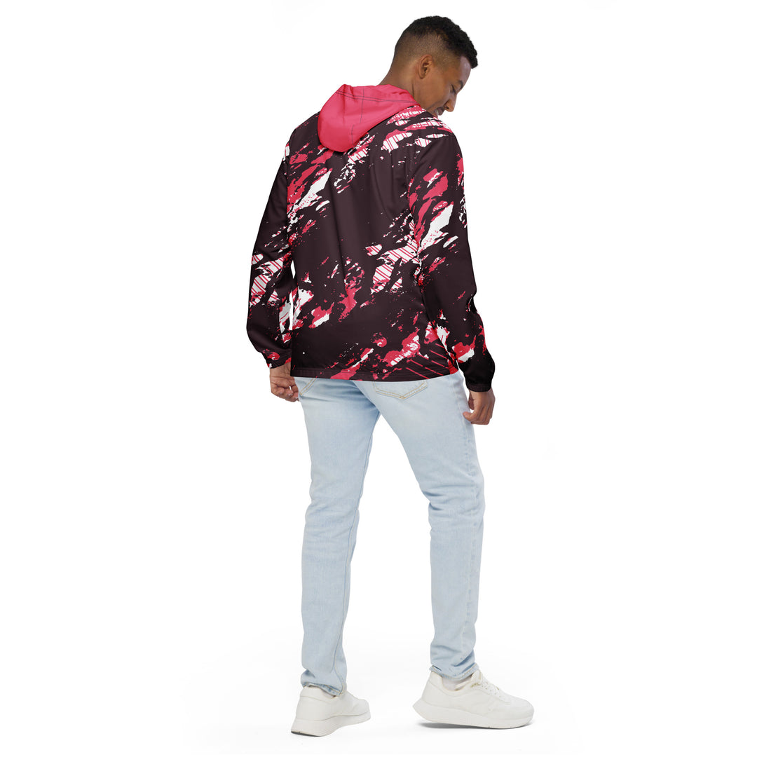 Men’s Windbreaker - Pink Ace