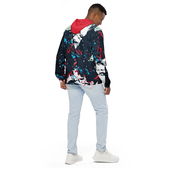 Men’s Windbreaker - Blue-Red Charge