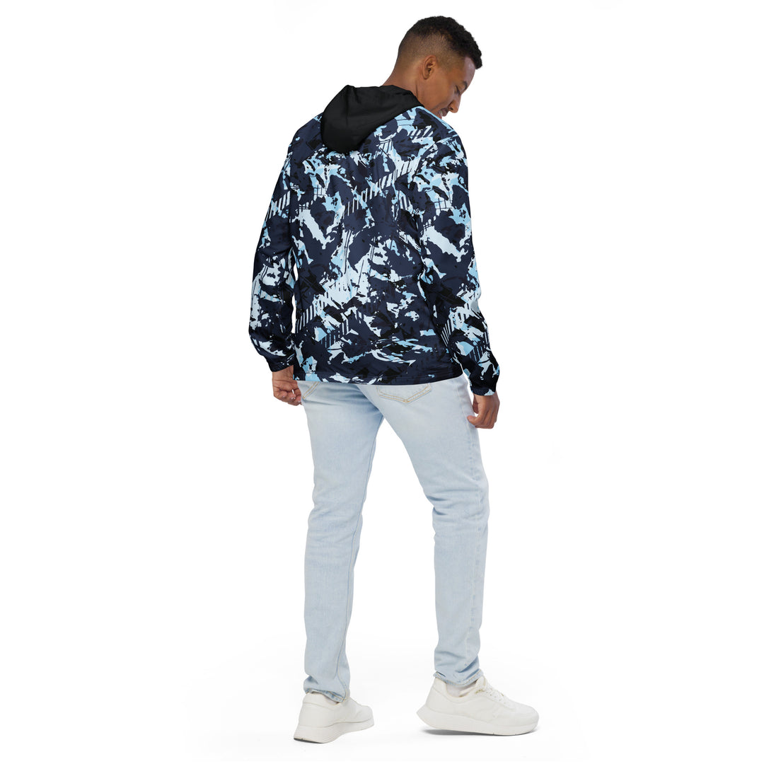 Men’s Windbreaker - Blue Trace