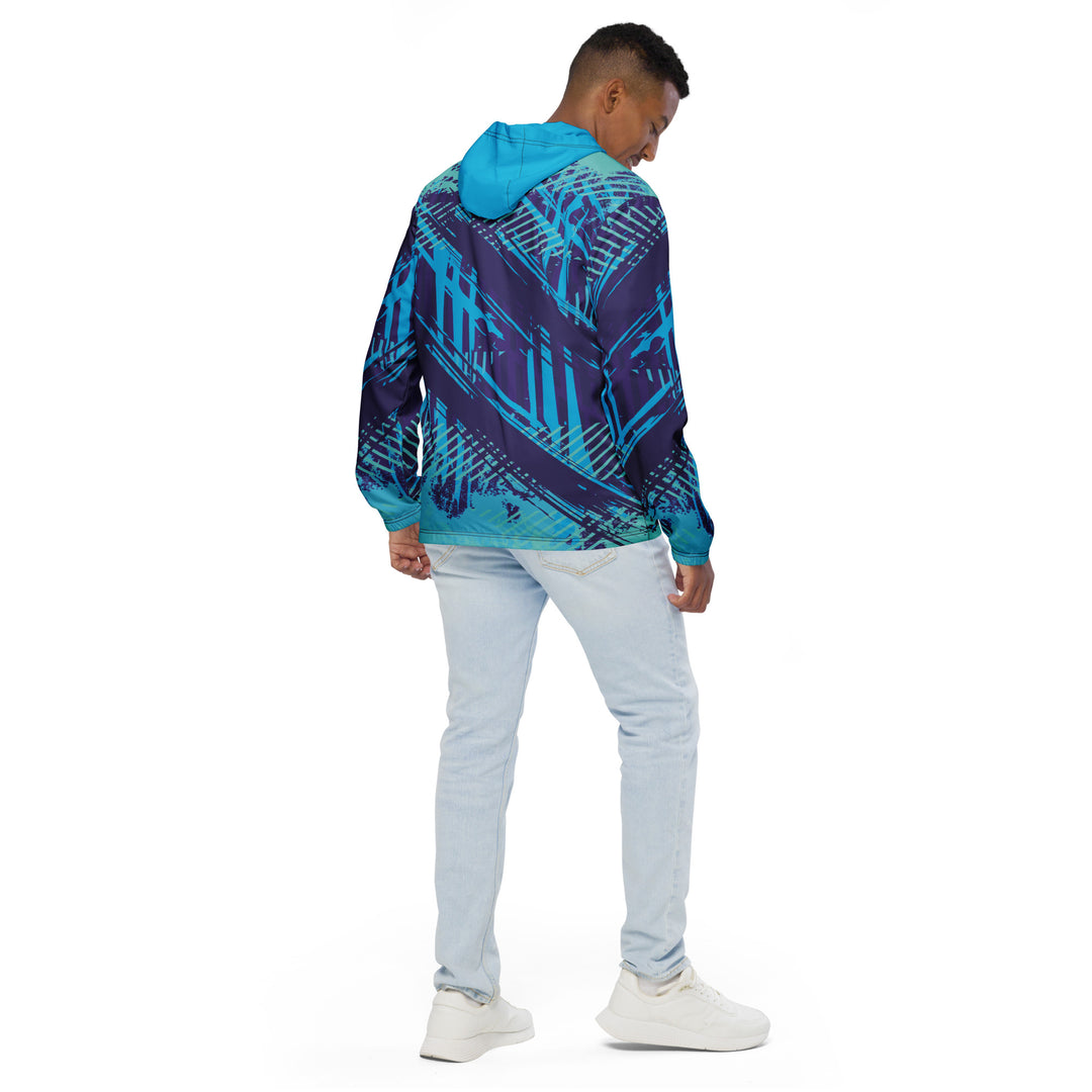 Men’s Windbreaker - Blue-Purple Pitch