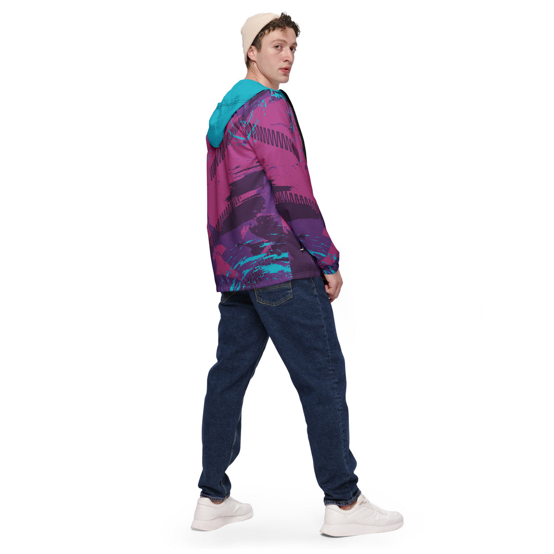 Men’s Windbreaker - Purple-Pink Track