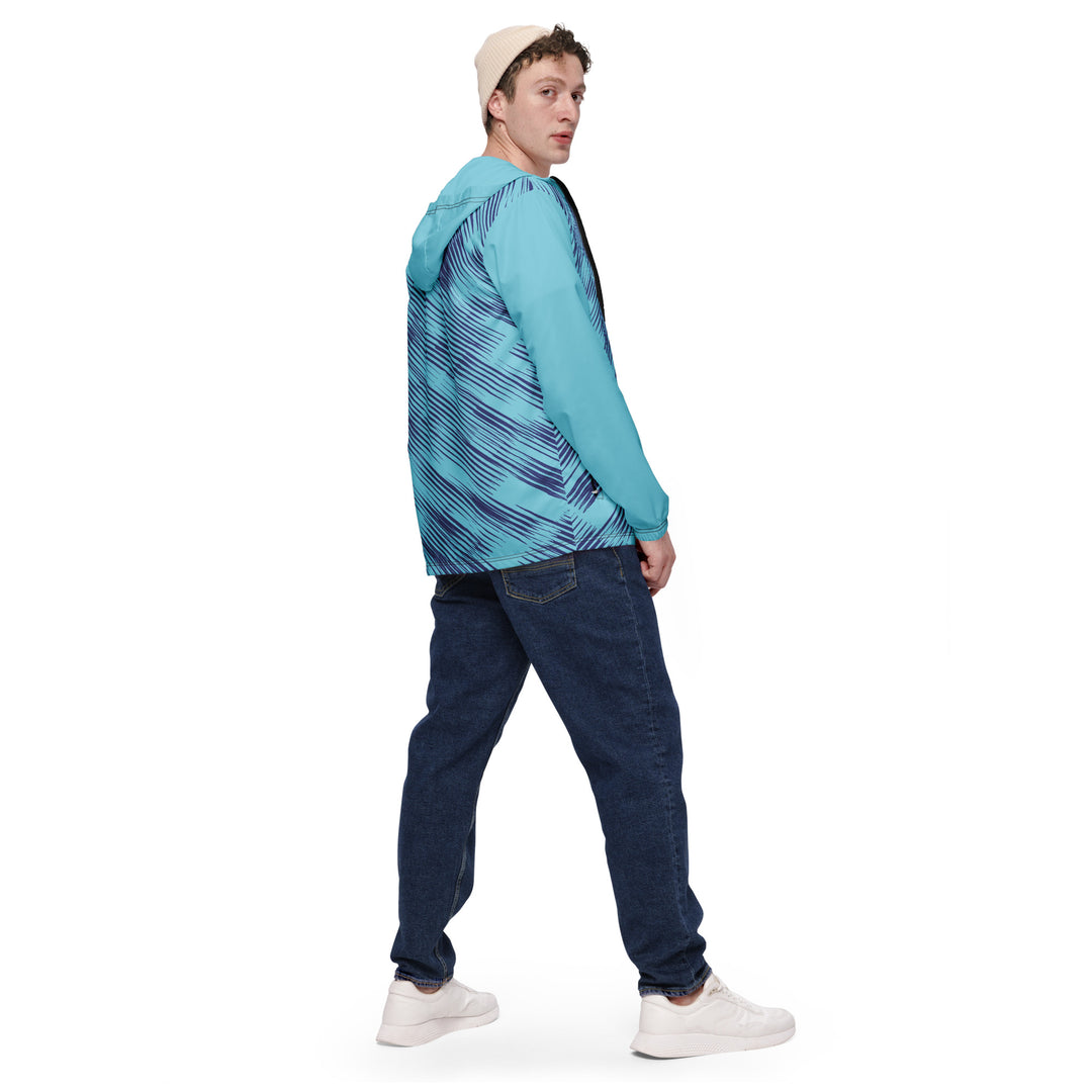 Men’s Windbreaker - Blue Beam