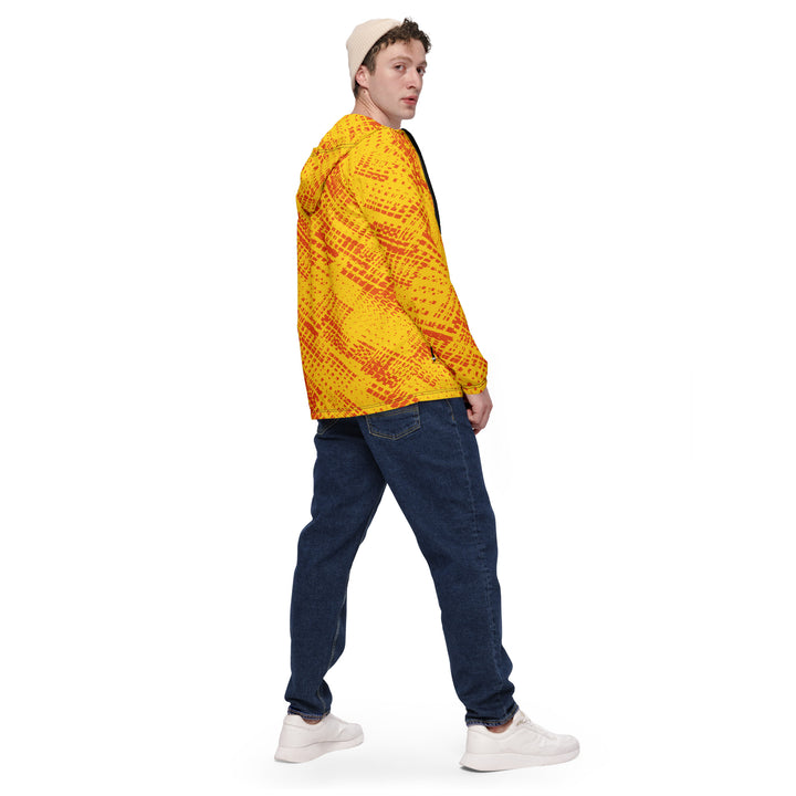 Men’s Windbreaker - Yellow-Orange Shaft