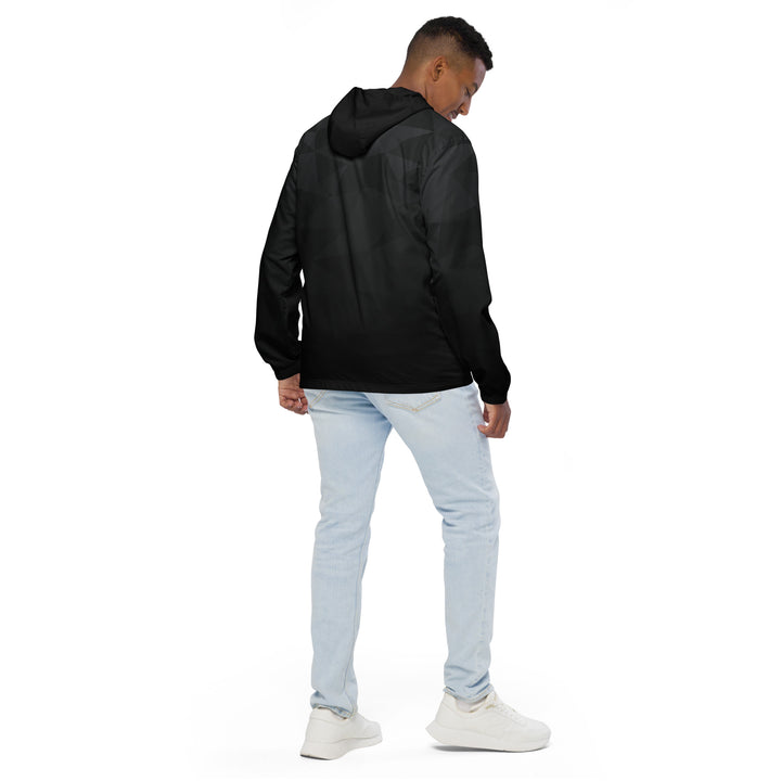 Men’s Windbreaker - Black-Grey Trinity