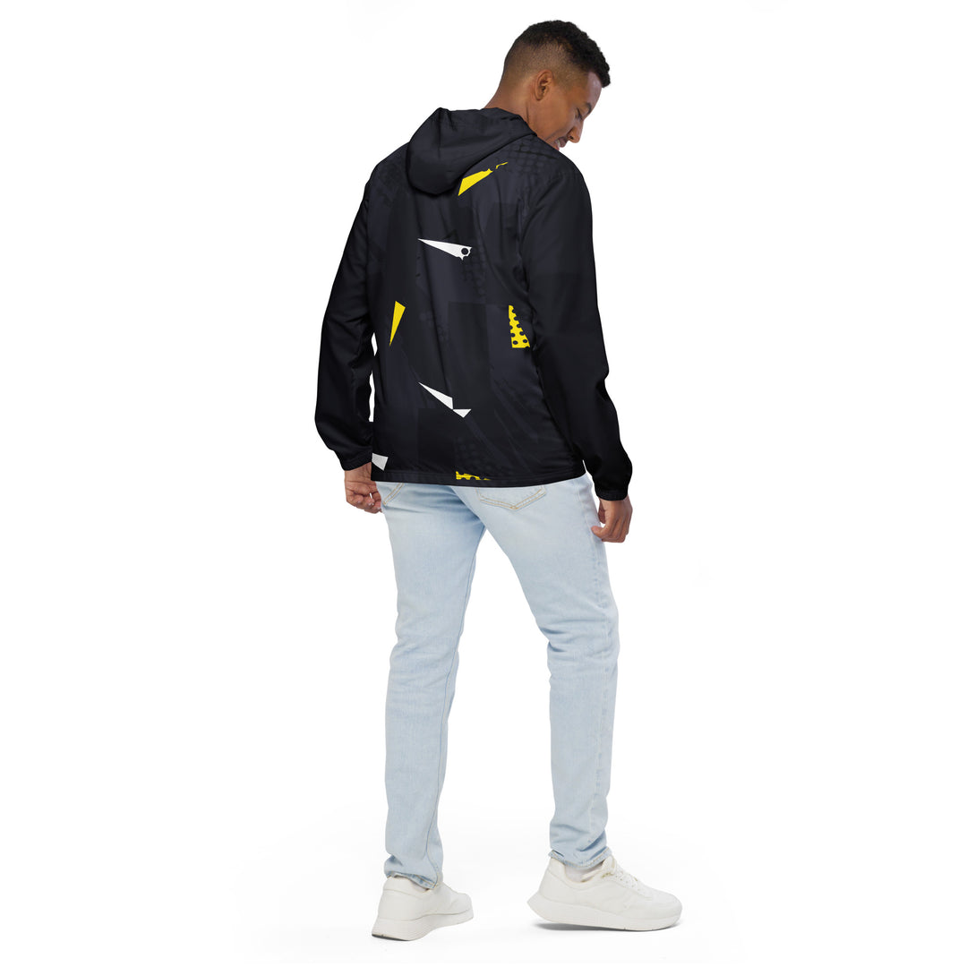 Men’s Windbreaker - Black-Yellow Hunt