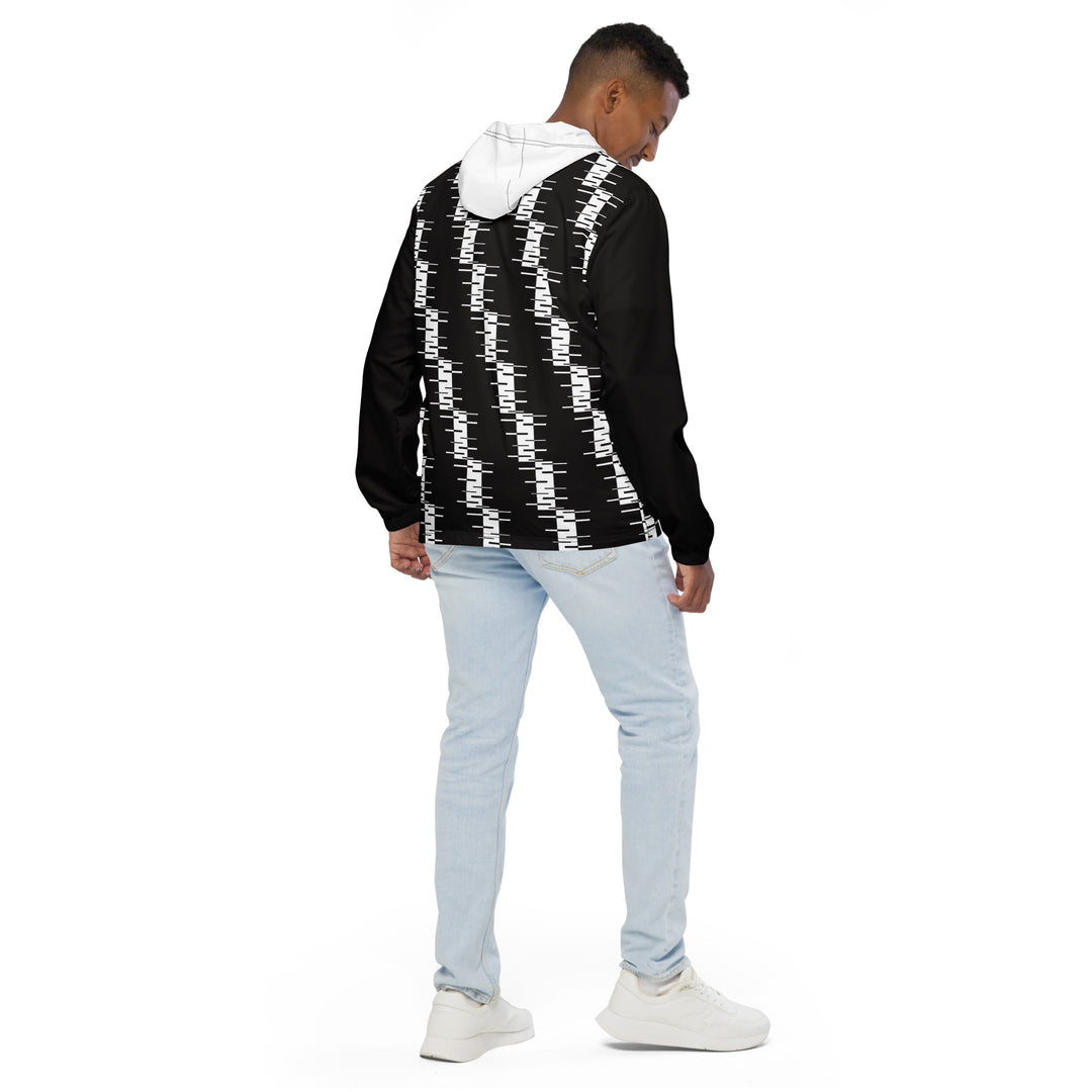 Men’s Windbreaker - Black-White Shift