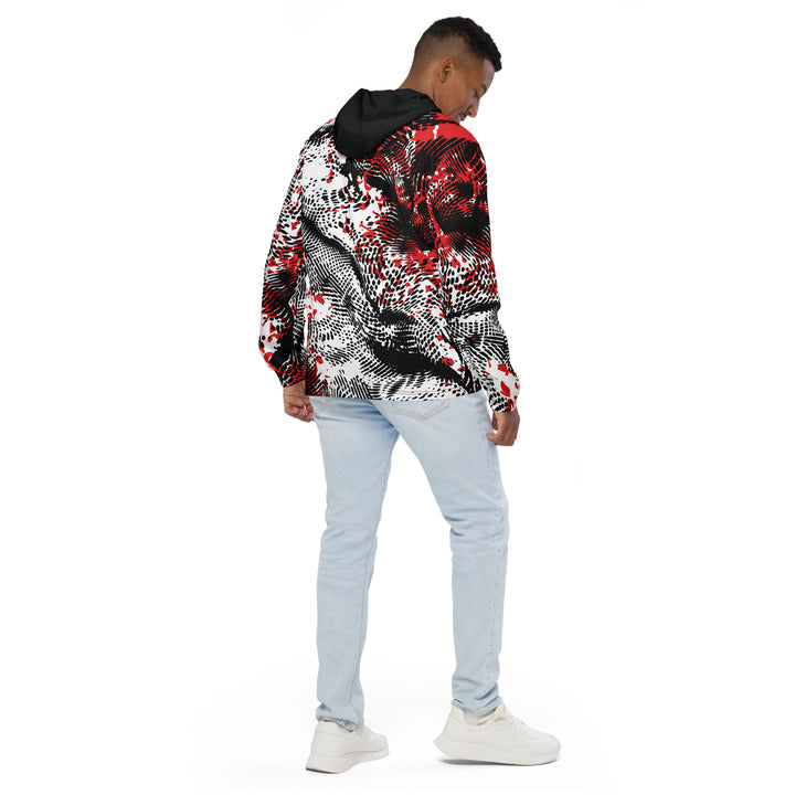 Men’s Windbreaker - Black-White Scheme